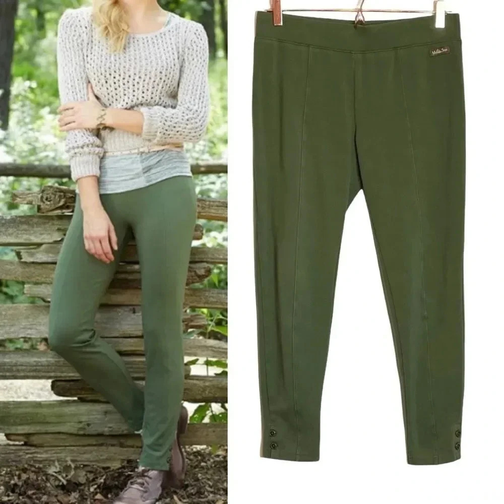 Matilda Jane | Sandy Leggings Skinny Button Ankle Detail Stretch Tapered